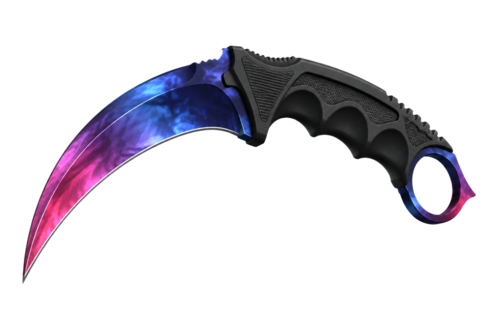 Colorful knife skin